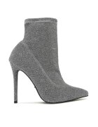 DeeZee Botine dama - 590486244388139 - Piele ecologica - Argintiu