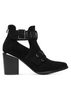 DeeZee Botine dama 7612-7 - Textil - Negru