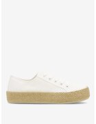 DeeZee Espadrile dama 5903419905025 - Textil - Alb - Alb