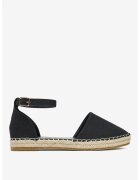 DeeZee Espadrile din material textil - Negru