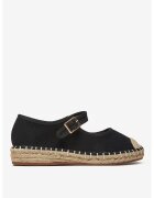 DeeZee Espadrile Textil Negru - Negru