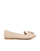 DeeZee Mocasini dama bej - tesatura
