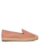 DeeZee Mocasini dama - espadrile portocalii - tesatura
