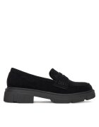 DeeZee Mocasini dama negru tesatura