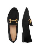 DeeZee Mocasini dama negru - tesatura - 1-141-1