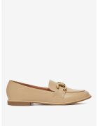 DeeZee Mocasini Sintetic - Bej - Bej