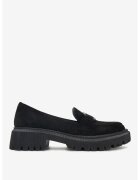 DeeZee Mocasini Textil - Negru - Negru