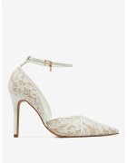 DeeZee Pantofi albi din textil - Alb