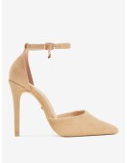 DeeZee Pantofi bej din textil - Bej