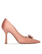 DeeZee Pantofi dama - tocuri - roz - tesatura