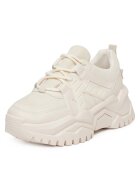 DeeZee Pantofi sport dama model 9223 - bej - piele ecologica