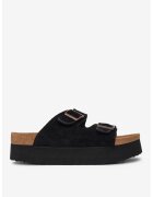 DeeZee Papuci dama Piele naturala - Negru - Negru