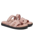 DeeZee Papuci dama - roz - piele naturala