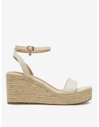 DeeZee Sandale cu platforma Textil - Bej - Bej