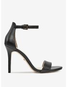 DeeZee Sandale cu toc Piele naturala - Negru - Negru