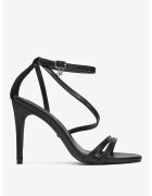 DeeZee Sandale cu toc Sintetic - Negru - Negru