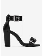 DeeZee Sandale cu toc Sintetic - Negru - Negru