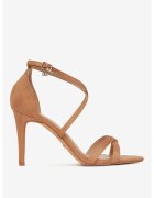 DeeZee Sandale cu toc Textil - Maro