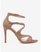 DeeZee Sandale cu toc Textil - Maro - Maro