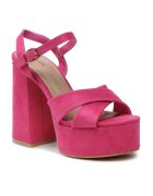 DeeZee Sandale dama - 302871636 - Roz - Textil - Roz