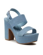 DeeZee Sandale dama - 302871865 - Albastru - Textil - Albastru