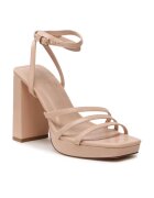 DeeZee Sandale dama - 302872121 - Bej - Piele ecologica - Bej
