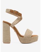 DeeZee Sandale dama 5904862831145 - Textil - Bej - Bej