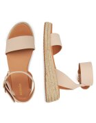 DeeZee Sandale dama - espadrile bej - tesatura