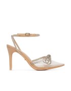 DeeZee Sandale dama - FA5304-24 - toc - bej - material sintetic