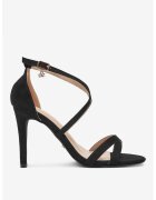 DeeZee Sandale negre cu toc - Negru