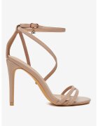 DeeZee Sandale sintetic cu toc - Bej