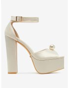 DeeZee Sandale Textil - Nuanta Bej - Bej