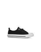 DeeZee Tenisi copii - fata - negru - material textil