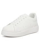 DeeZee Tenisi dama YB520-1 - piele ecologica - alb