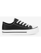 DeeZee Tenisi fete 5905588804758 - Sintetic - Negru - Negru