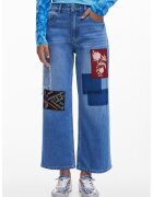 Desigual Blugi cu croiala ampla si aplicatii decorative - Rosu/Albastru pastel/Negru