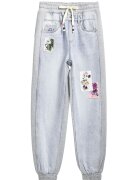 Desigual Blugi cu model 2in1 si Minnie Mouse - Albastru prafuit