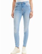 Desigual Blugi slim fit - Albastru deschis