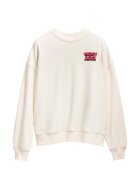Desigual Bluza de trening cu imprimeu cu Mickey Mouse - Albastru prafuit/Roz pastel/Crem