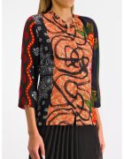 Desigual Camasa cu imprimeu floral si geometric Jenica - Multicolor
