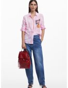 Desigual Camasa cu imprimeu foto - Roz pastel