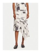 Desigual Fusta midi - alb - femei