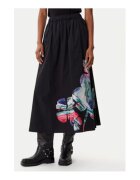 Desigual Fusta trapezoidala - neagra - 100% bumbac