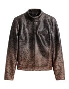 Desigual Geaca din piele dama 25SWEW44 - Poliester - Maro - Maro