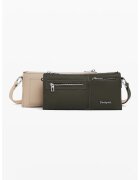 Desigual Geanta baguette de piele ecologica - Bej