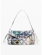 Desigual Geanta crossbody cu imprimeu grafic - Multicolor