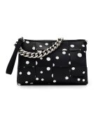 Desigual Geanta crossbody de piele ecologica cu model - Negru