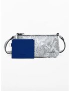 Desigual Geanta crossbody din piele ecologica cu animal print - Alb/Negru