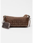 Desigual Geanta crossbody din piele ecologica cu etui detasabil - Maro