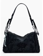 Desigual Geanta cu bareta de umar si aspect texturat - Negru